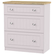 Vienna 3 Drawer Deep Chest Of Drawers