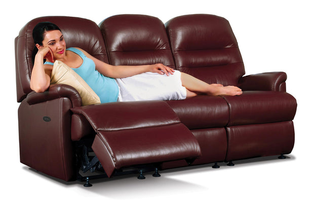 Charlotte Leather 3 Seater Sofa