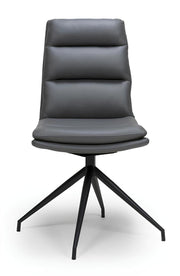 Nobo Swivel Dining Chair - Grey Set of 2