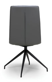 Nobo Swivel Dining Chair - Grey Set of 2