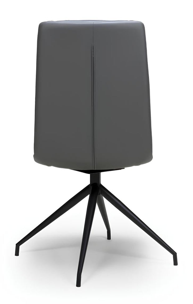 Nobo Swivel Dining Chair - Grey Set of 2