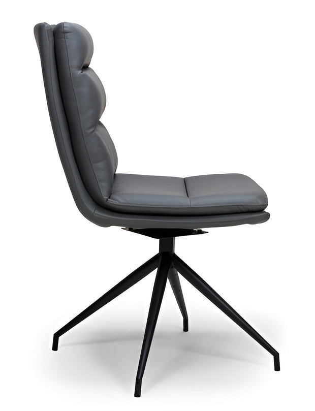 Nobo Swivel Dining Chair - Grey Set of 2