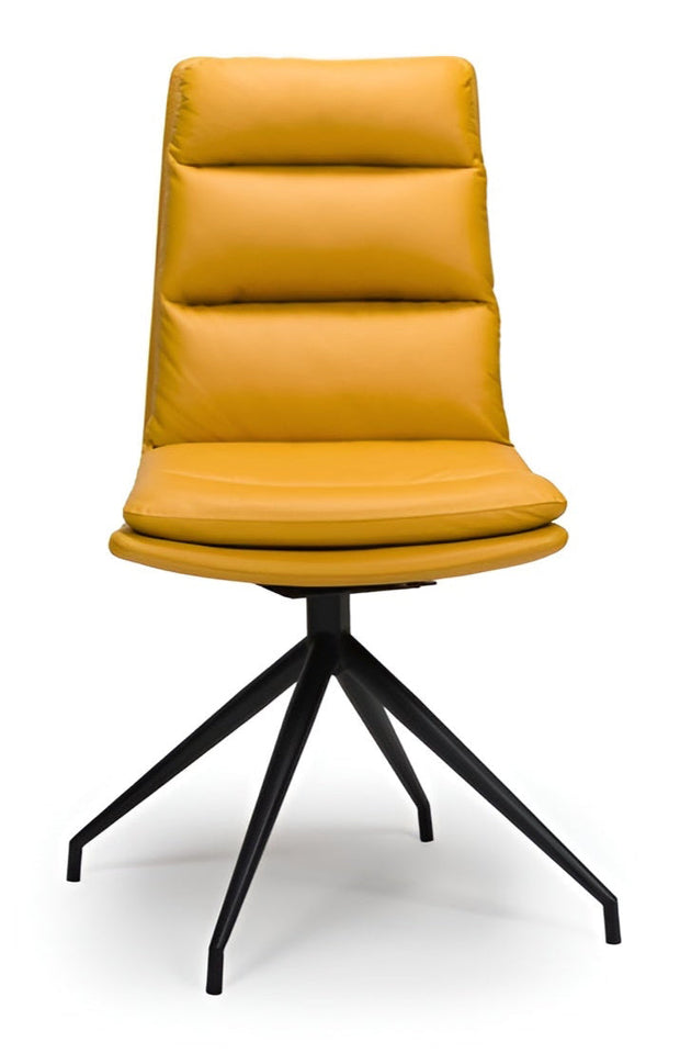Nobo Swivel Dining Chair - Ochre Set of 2