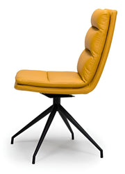 Nobo Swivel Dining Chair - Ochre Set of 2