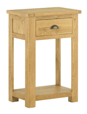 Portland 1 Drawer Console Table - Oak