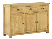 Portland 3 Door Sideboard - Oak