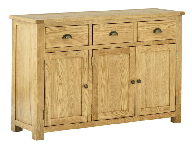 Portland 3 Door Sideboard - Oak