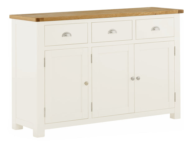 Portland 3 Door Sideboard - White