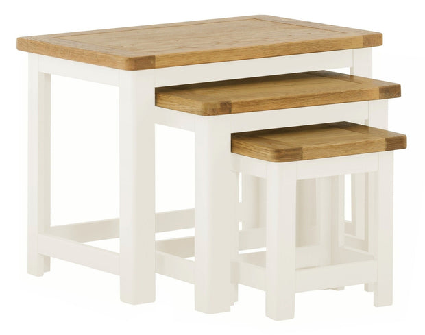 Portland Nest Of Tables - White