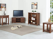 Andorra Dark Acacia 1 Drawer Console Table