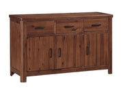 Andorra Dark Acacia 3 Door Sideboard