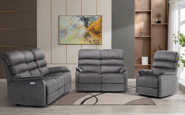Savoy Fabric 3 Seater Recliner Sofa