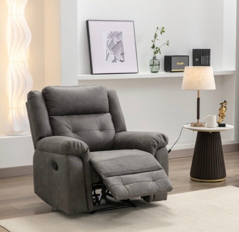 Berkeley Recliner Armchair Dark Grey