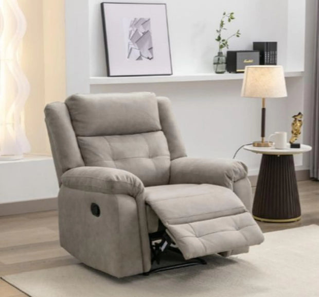 Berkeley Recliner Armchair Light Grey