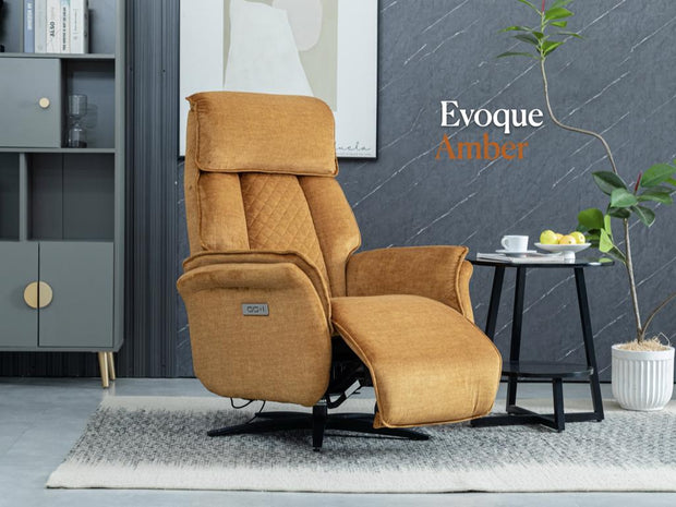 Evoque Swivel Electric Armchair