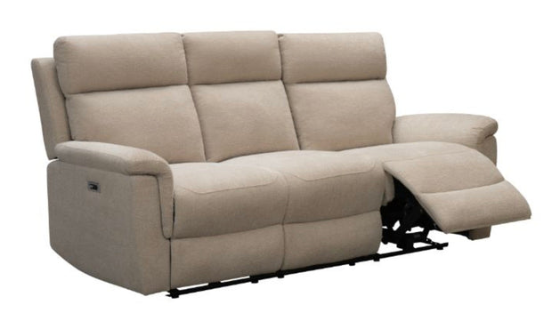 Detroit Fabric 3 Seater Sofa