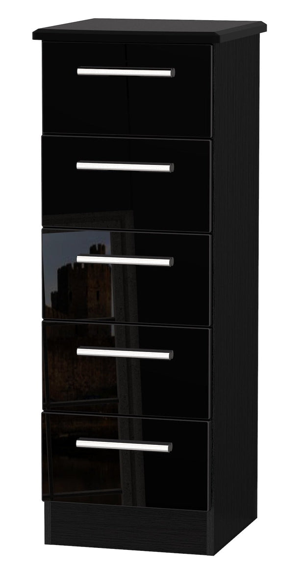 Knightsbridge 5 Drawer Narrow Chest