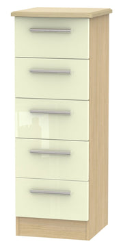 Knightsbridge 5 Drawer Narrow Chest