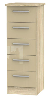 Knightsbridge 5 Drawer Narrow Chest