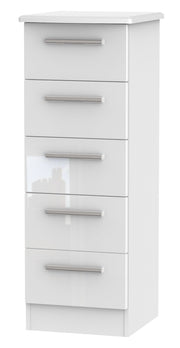 Knightsbridge 5 Drawer Narrow Chest