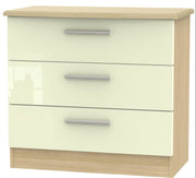 Knightsbridge 3 Drawer Chest Of Drawers