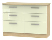 Knightsbridge 6 Drawer Midi Chest Of Drawers