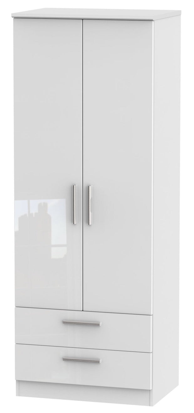 Knightsbridge 2 Door 2 Drawer 2ft 6in Wardrobe