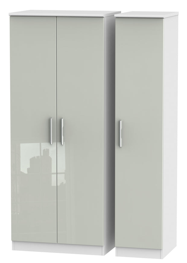 Knightsbridge Triple Plain Wardrobe
