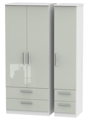 Knightsbridge Triple 2 Drawer + Drawer Wardrobe