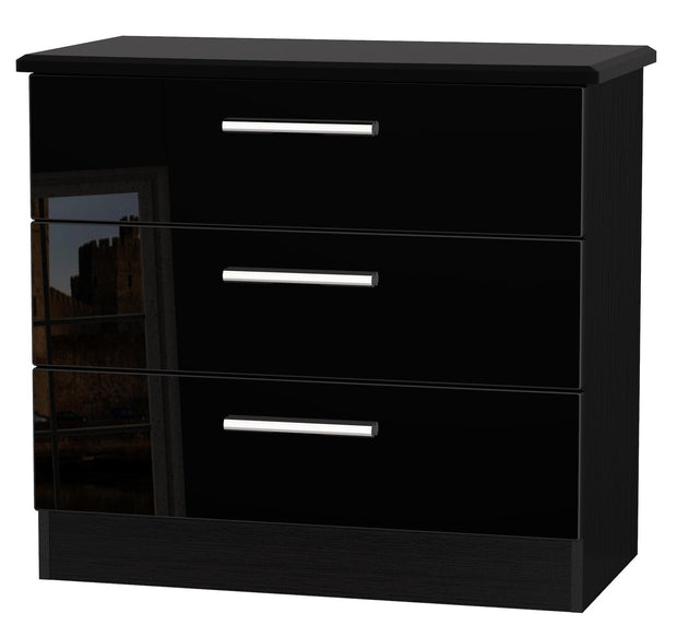 Knightsbridge 3 Drawer Chest Of Drawers