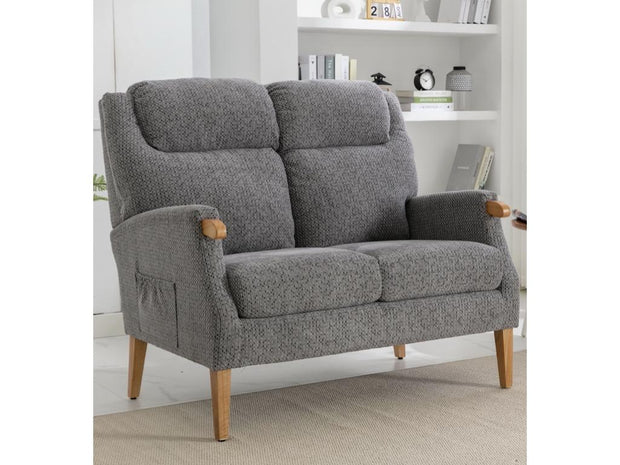 Lisbon 2 Seater Sofa Steel Blue