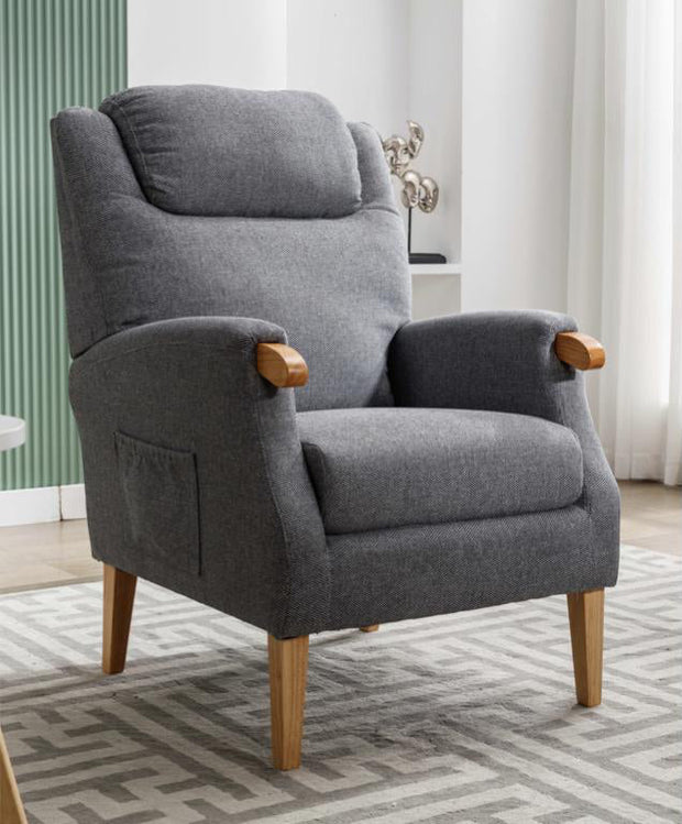 Lisbon Fireside Armchair Grey