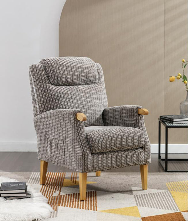Lisbon Fireside Armchair Latte