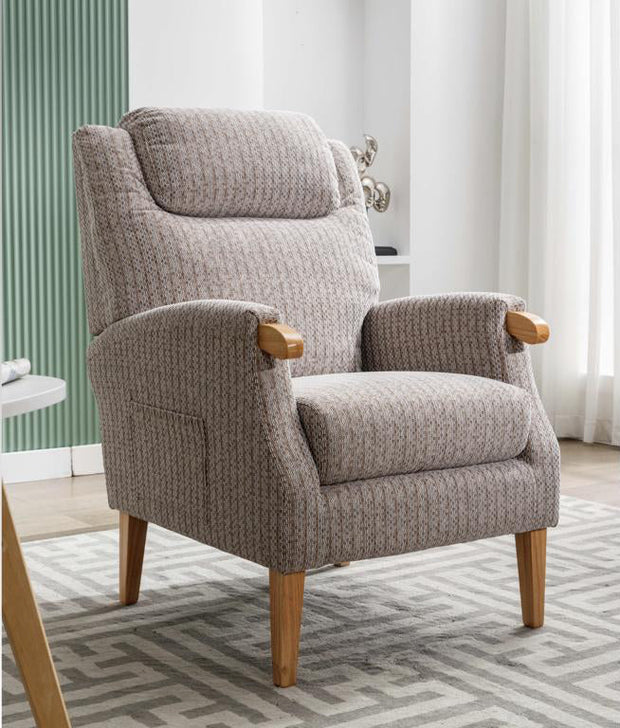 Lisbon Fireside Armchair Natural