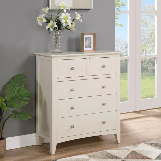 Marbella 2 Over 3 Chest Ivory
