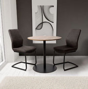 Manhattan Round 80cm Dining Table