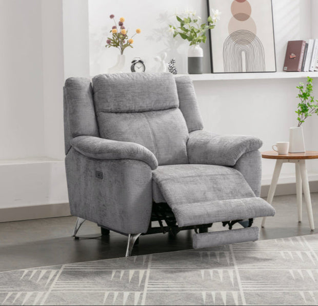 Marilyn Electric Recliner Armchair Ash