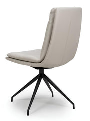 Nobo Swivel Dining Chair - Taupe Set of 2