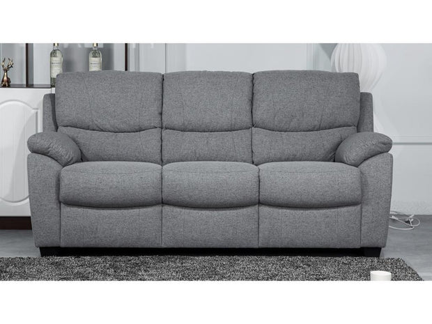 Helsinki 3 Seater Fixed Grey
