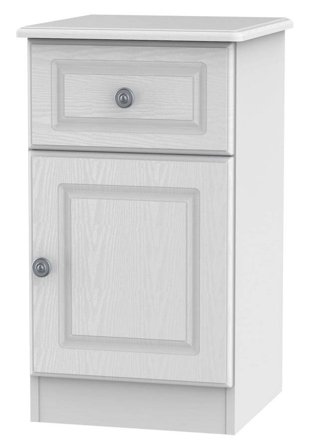 Pembroke 1 Door 1 Drawer Bedside Cabinet
