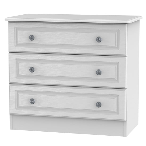 Pembroke 3 Drawer Wide Chest Of Drawers
