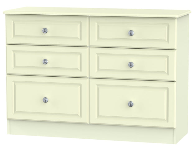Pembroke 6 Drawer Midi Chest Chest Of Drawers