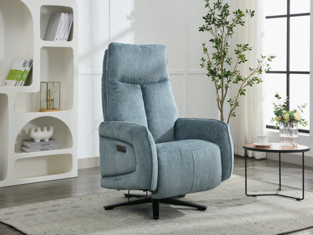 Prestige Fabric Electric Swivel Chair