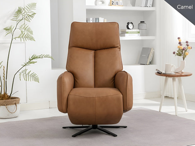 Prestige Leather Electric Swivel Chair