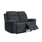 Sandhurst 2 Seater Recliner Dark Grey
