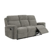 Sandhurst 3 Seater Recliner Light Grey
