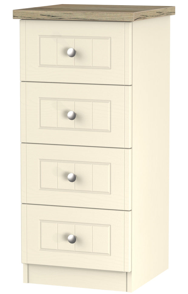 Vienna 4 Drawer Tall Chest Of Drawers