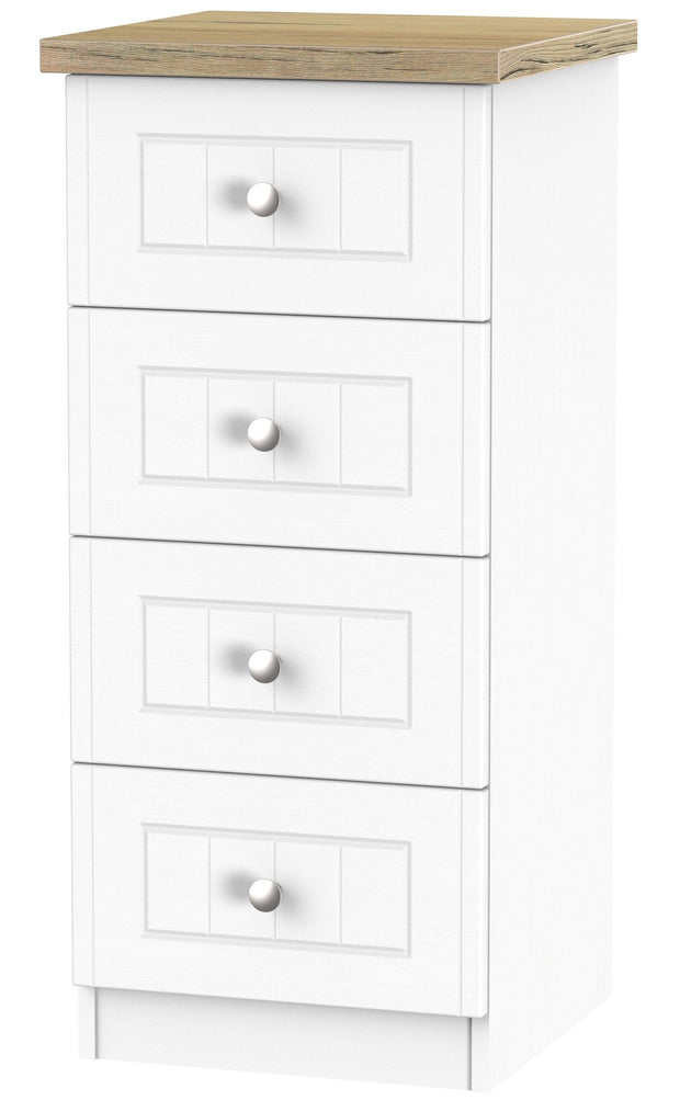 Vienna 4 Drawer Tall Chest Of Drawers