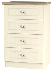 Vienna 4 Drawer Midi Chest Of Drawers