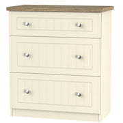 Vienna 3 Drawer Deep Chest Of Drawers